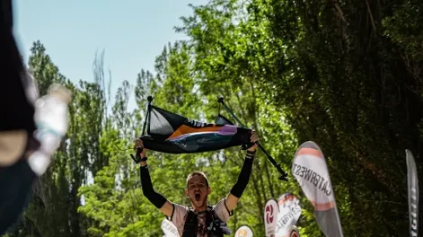 Exito. La primera edición del Trail El Leoncito dejó todo en positivo en Barreal que ya planifica la edición 2006.