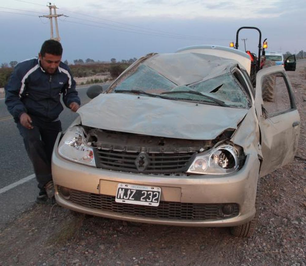Volcó por un GPS