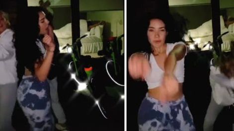 “Acarició” a su amante a milímetros de su pareja y un video lo dejó en offside