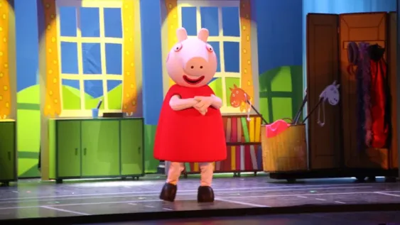 Peppa se ganó el cariño de los chicos