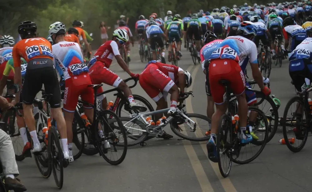 La imprudencia causó tres caídas en la etapa