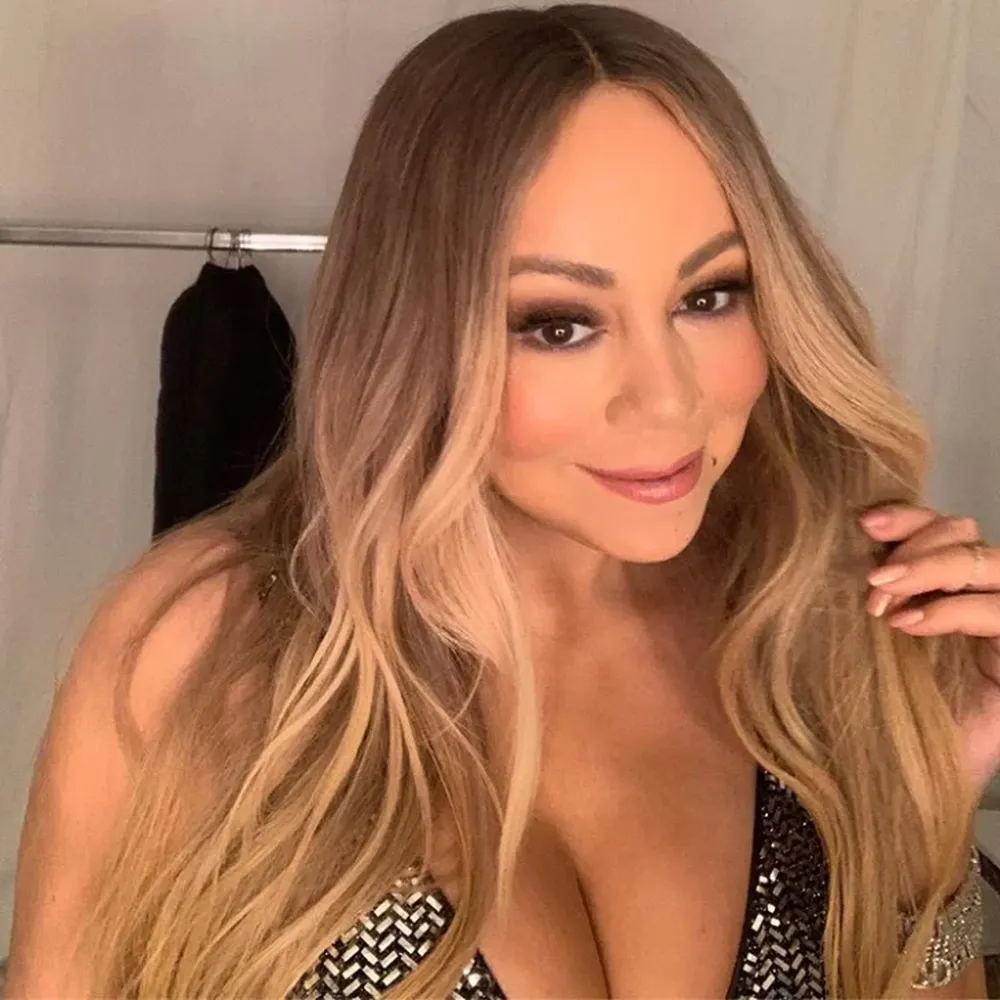 Mariah Carey destapó una botella con su voz y se volvió viral