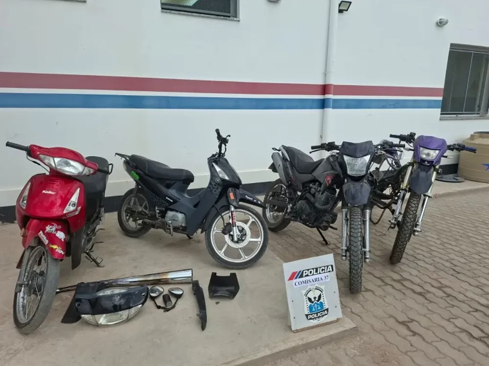 Allanamientos por picadas ilegales terminaron con cuatro motos secuestradas y dos detenidos