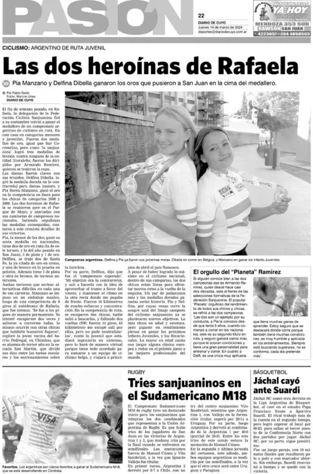 Tapa Pasión 14 de Marzo del 2024