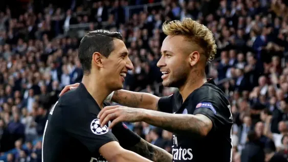 Un gol de Di María y tres de Neymar en la aplastante victoria del PSG