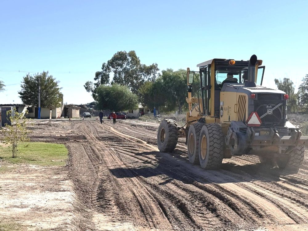 En 9 de Julio comenzaron la preparación de las calles para una obra de pavimentación histórica.