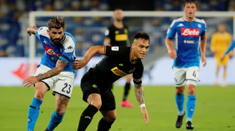 Napoli igualó con Inter y se metió en la final