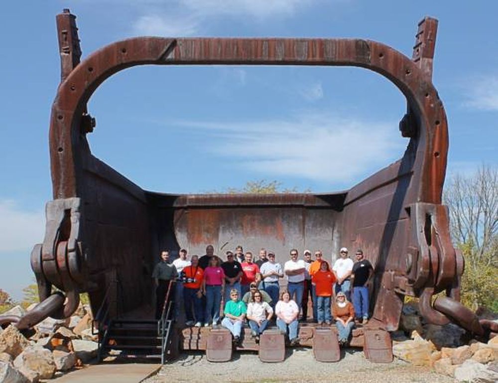 La retroexcavadora madre