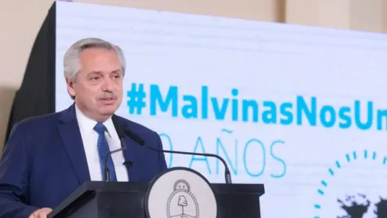 Fernández habló sobre Malvinas en un medio británico: “Tengo claro que no son inglesas”