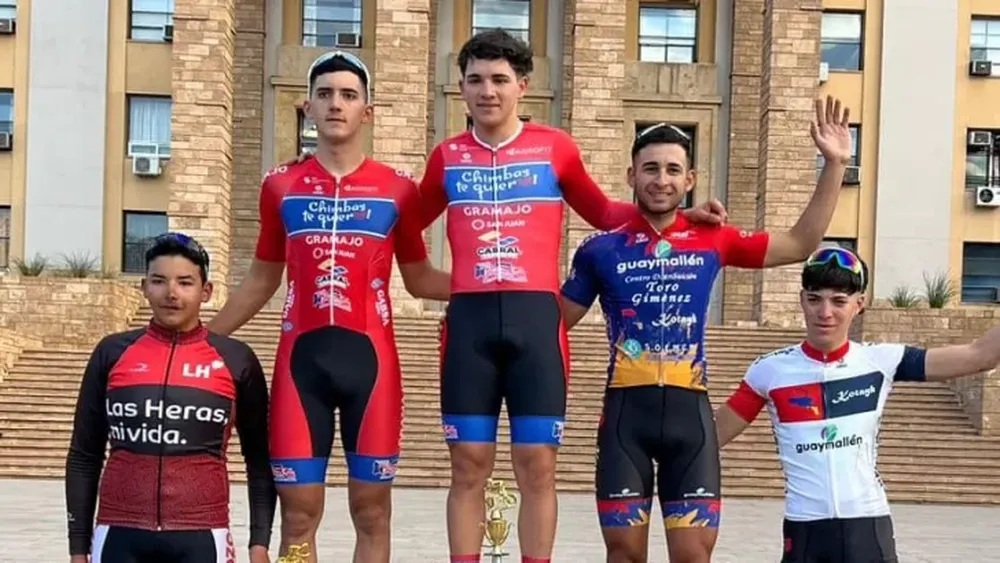 Chimbas volvió a cantar victoria en el ciclismo mendocino
