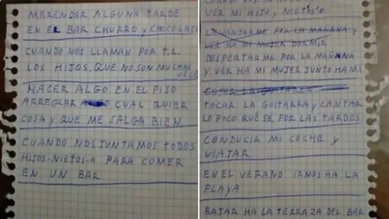 La simple lista de un abuelo que se hizó viral