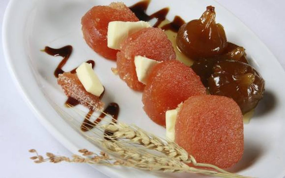 Todos los dulces en un mismo plato