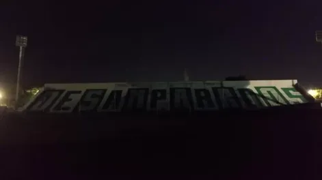 ¿Apareció la Virgen sobre una tribuna en la cancha de Sportivo?