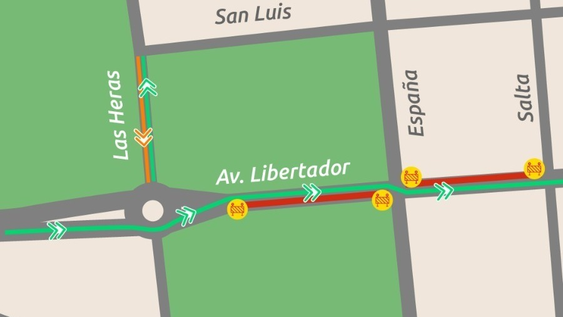 Corte calle.