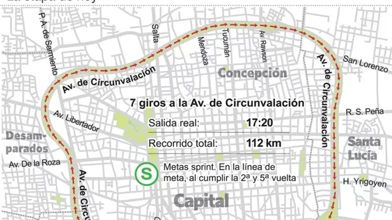 El adiós, en la Circunvalación