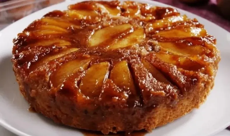 TORTA iNVERTIDA DE MANZANA