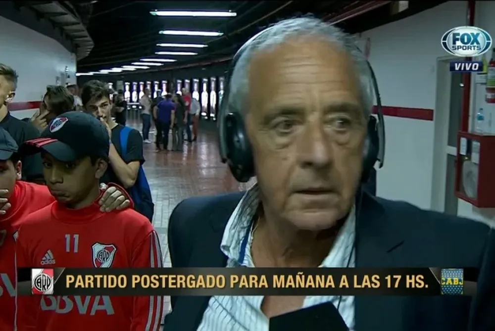 Corridas en el Monumental mientras hablaba D’Onofrio
