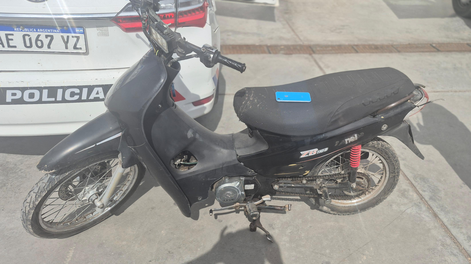 Recuperan en Pocito una moto que había sido robada en Rawson hace nueve meses