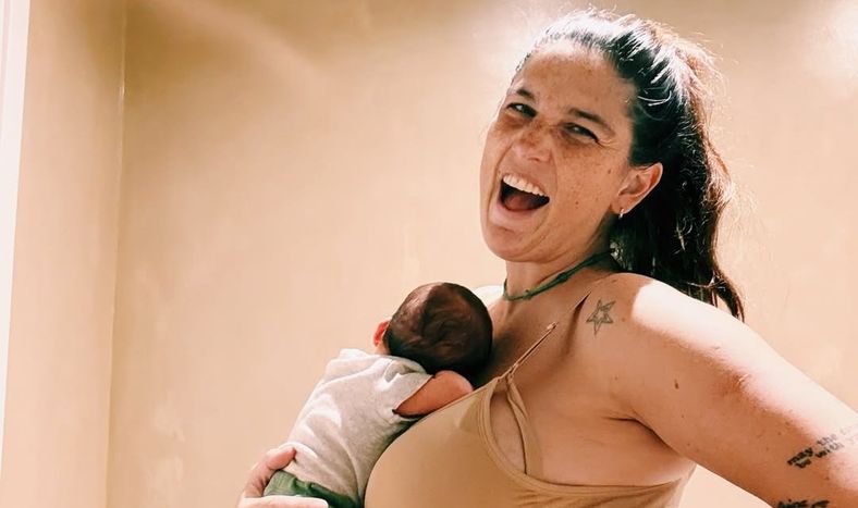 No es la primera vez que Juana Repetto utiliza su placenta en lugar de descartarla