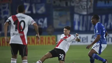 Titular. Gonzalo Montiel tuvo buenos partidos de pretemporada y este sábado estará desde el arranque ante Barracas.