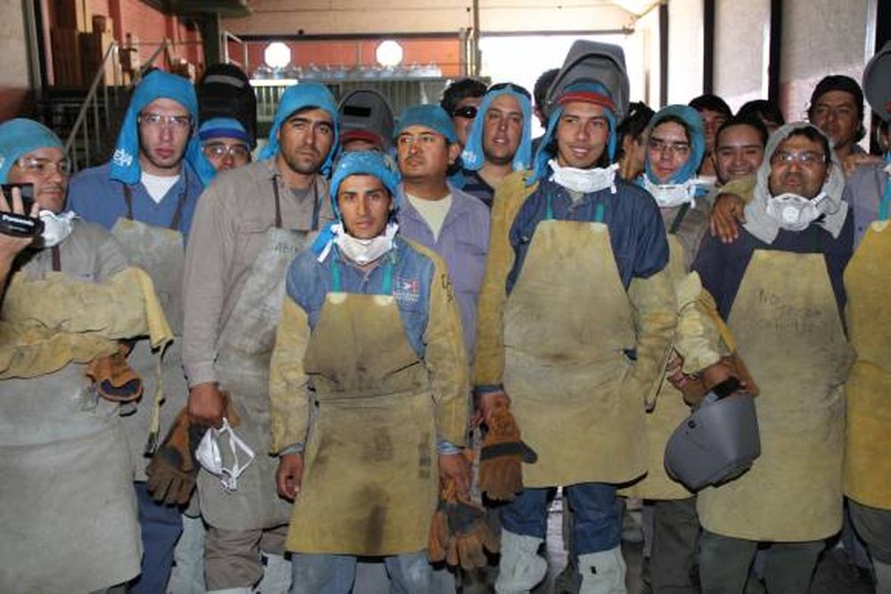 Les otorgaron certificados a soldadores de Pascua Lama