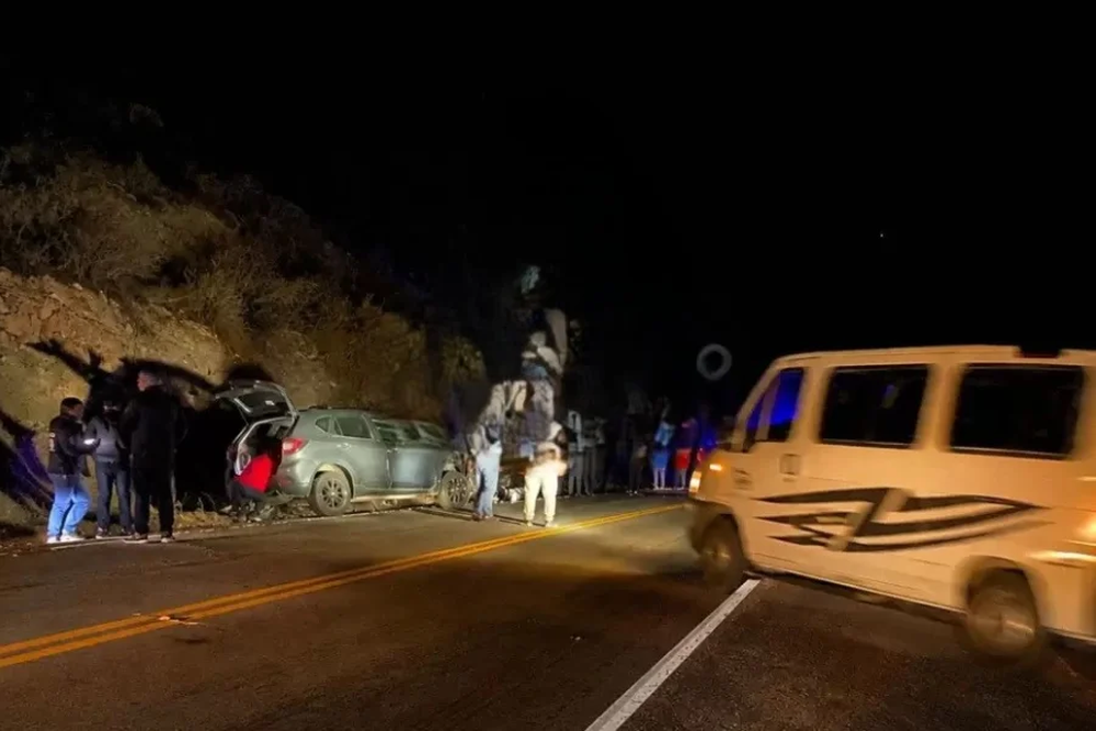 La zona del accidente fatal.