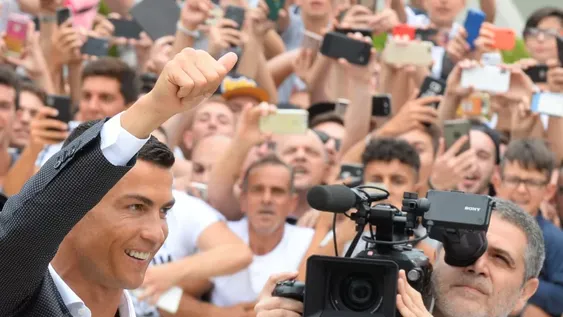 Delirio por Cristiano Ronaldo en Turín