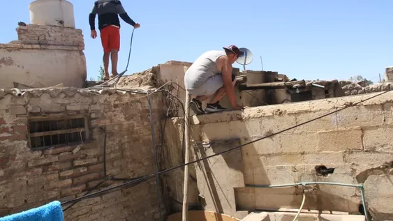 ¿Pelearon e incendiaron la casa que alquilan?