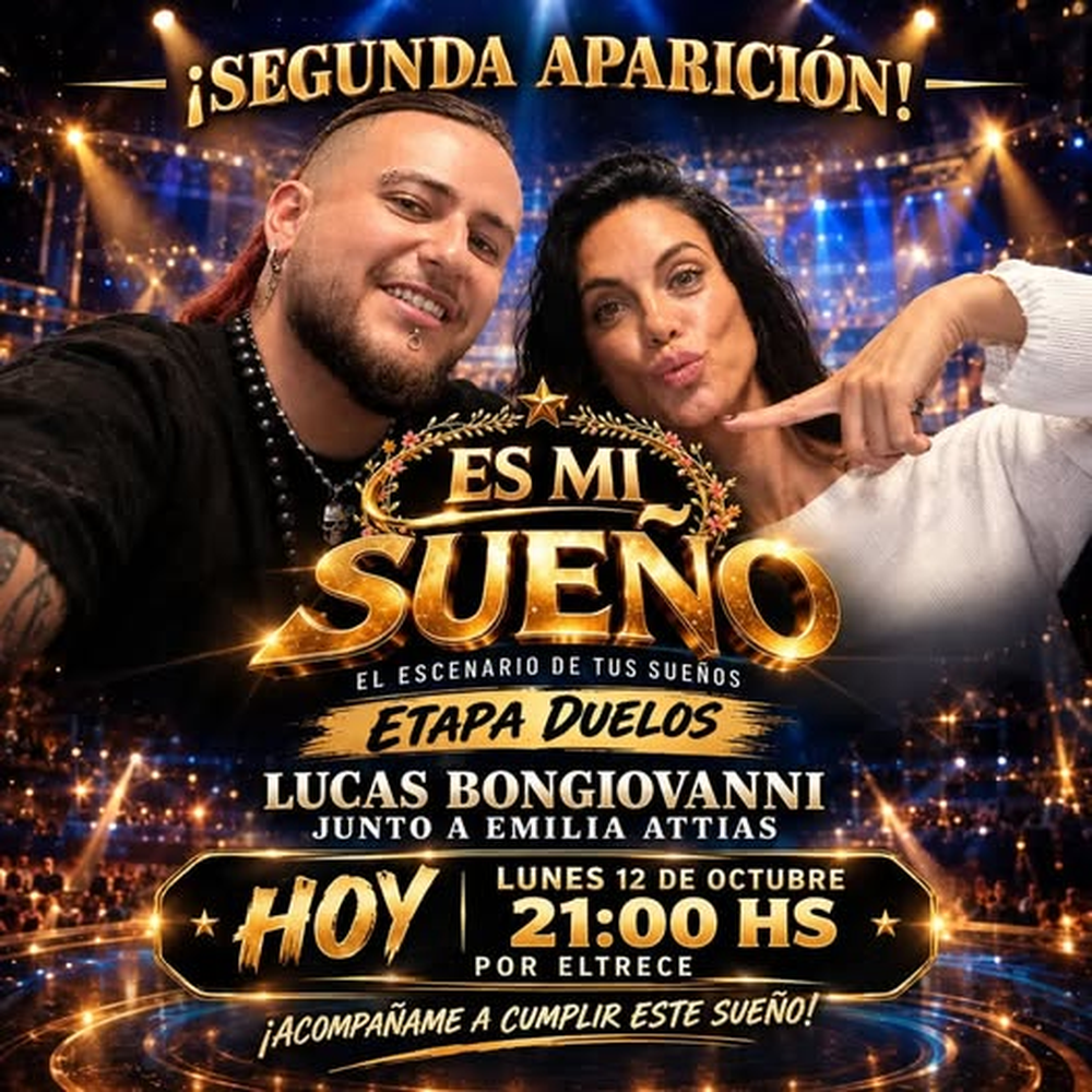 Lucas Bongiovanni y Emilia Attías, ante una nueva prueba