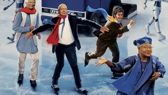 TAPA de TIME. Milei en rol de atracción para Davos.