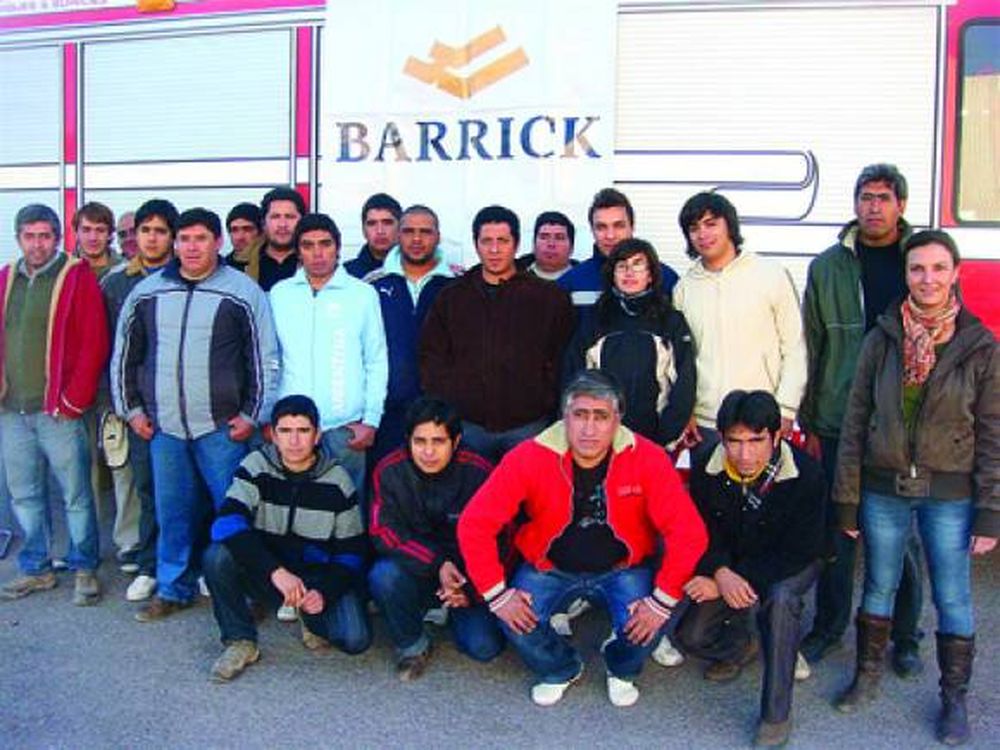 Terminó un curso de operaciones de mina