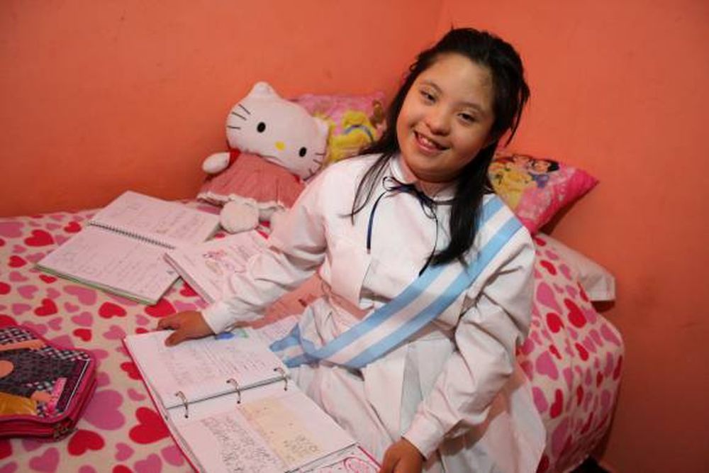 Tiene síndrome de Down y es segunda escolta con promedio de 9,63