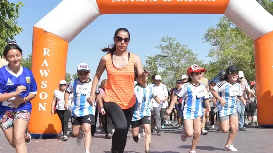 Un maratón por la diversidad donde la gente pudo mostrar apoyo a la Selección argentina