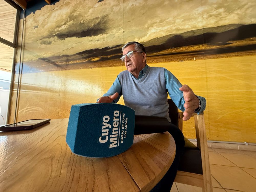 Adolfo Ibaceta - presidente de la Cámara de Servicios Mineros de Calingasta. Fotografía Daniel Arias