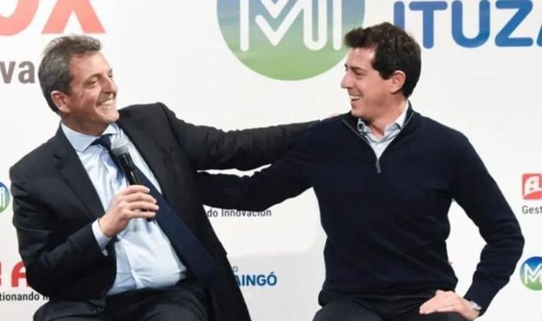 El simpático blooper que tuvo Massa con la tartamudez de Wado de Pedro