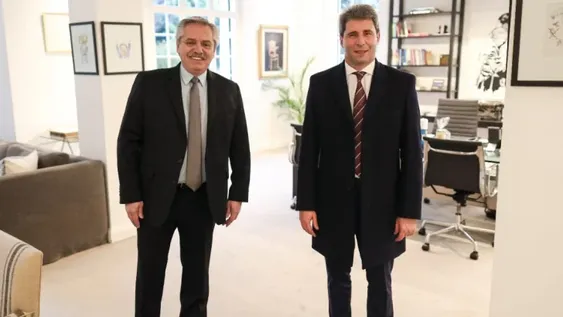 Uñac se reunió con Fernández y destrabó obras de cloacas y aceleró los acueductos