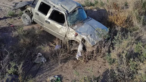 Conducía ebrio llevando a su familia, volcaron y un bebé quedó grave