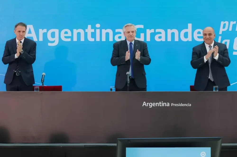 Alberto Fernández: “Sé que hay que ajustar pero no será a costa de parar la obra pública”