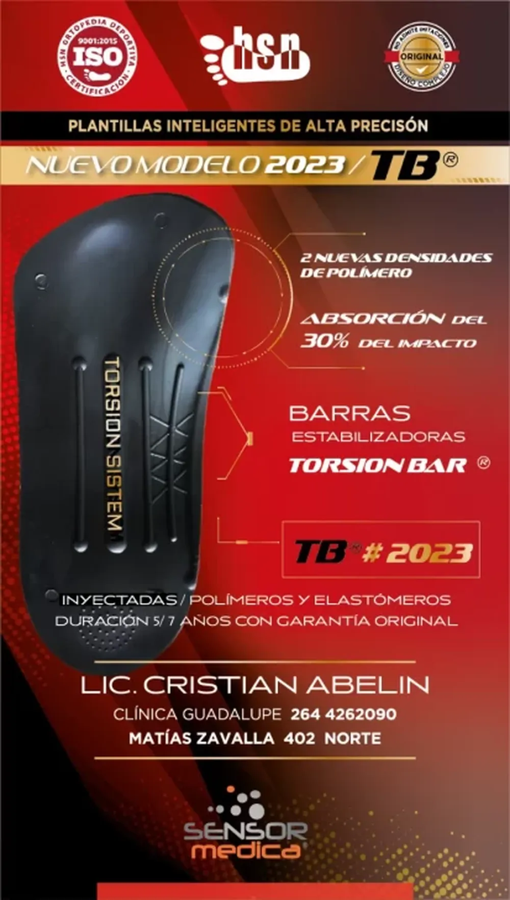 La solución a tus pies: TORSION BAR 2023 ® Plantillas inteligentes