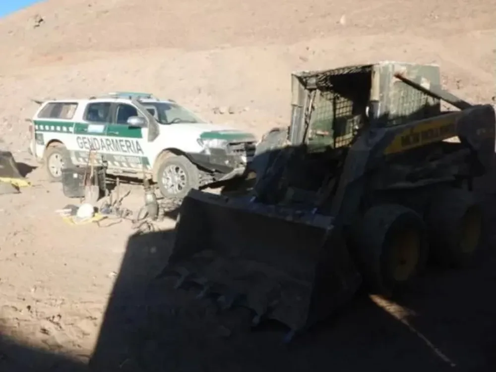 El reciente antecedente de contrabandistas chilenos de oro en el cerro Zancarrón