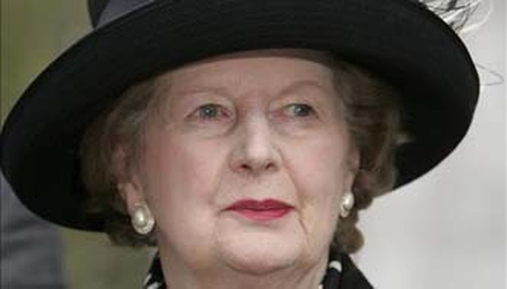 Margaret Thatcher, internada por una infección