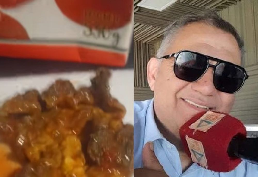 Famoso locutor de Radio del Sur descubrió algo asqueroso luego de ir al supermercado.