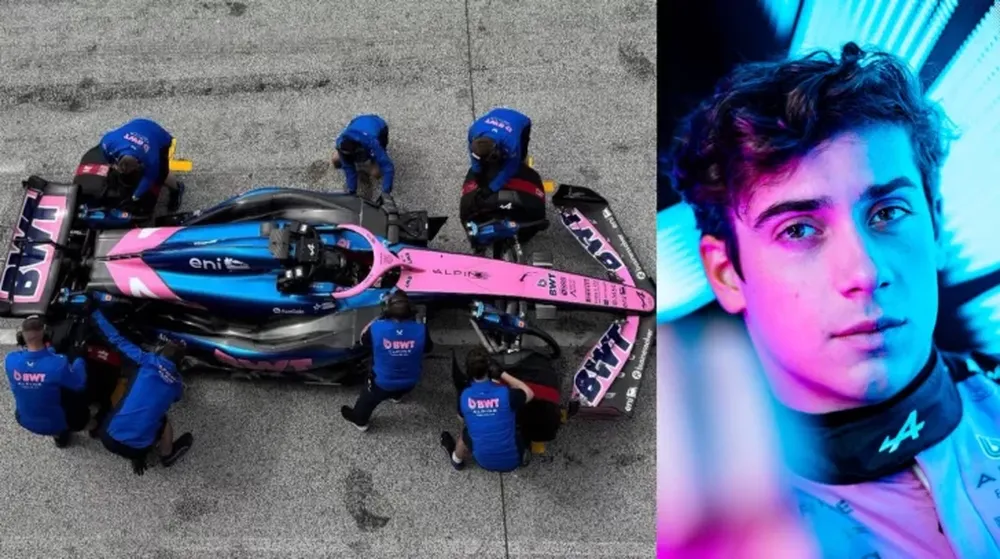 El auto que encontrará Franco Colapinto en Alpine.-