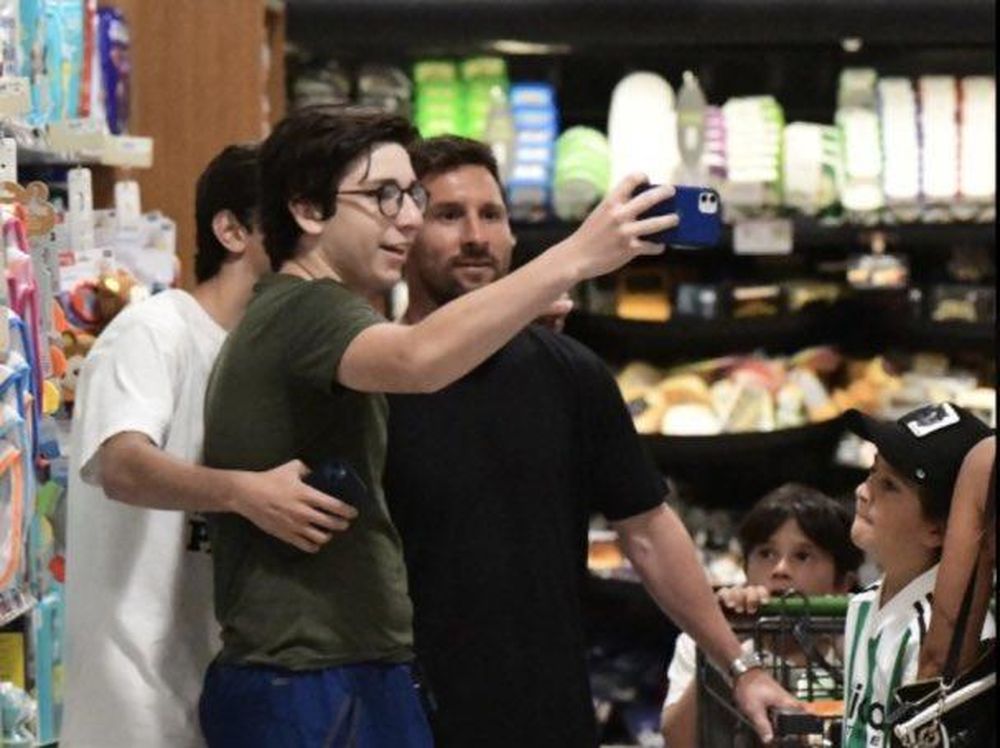 Messi hizo compras en un supermercado en Miami y generó una revolución