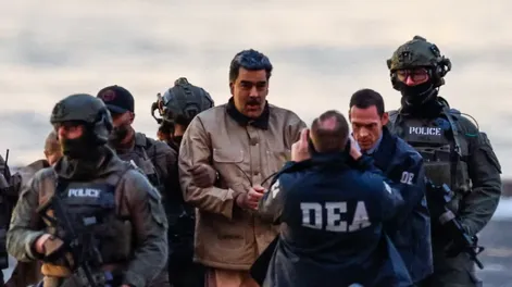 Maduro trasladado hasta la Justicia de Nueva York.-