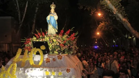 Por primera vez la Virgen peregrinó en su propio carruaje hasta Concepción