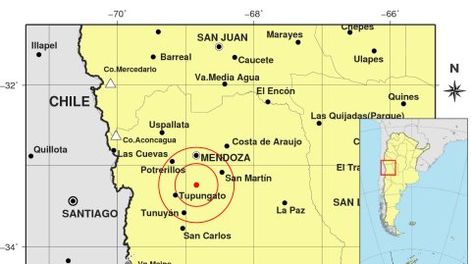 Un sismo de 4 grados con epicentro en Mendoza se sintió en San Juan
