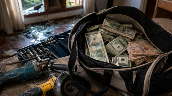 La damnificada se ausentó de su casa por el fin de semana largo y cuando volvió se encontró con una situación de terror. Imagen creada con IA.&nbsp;