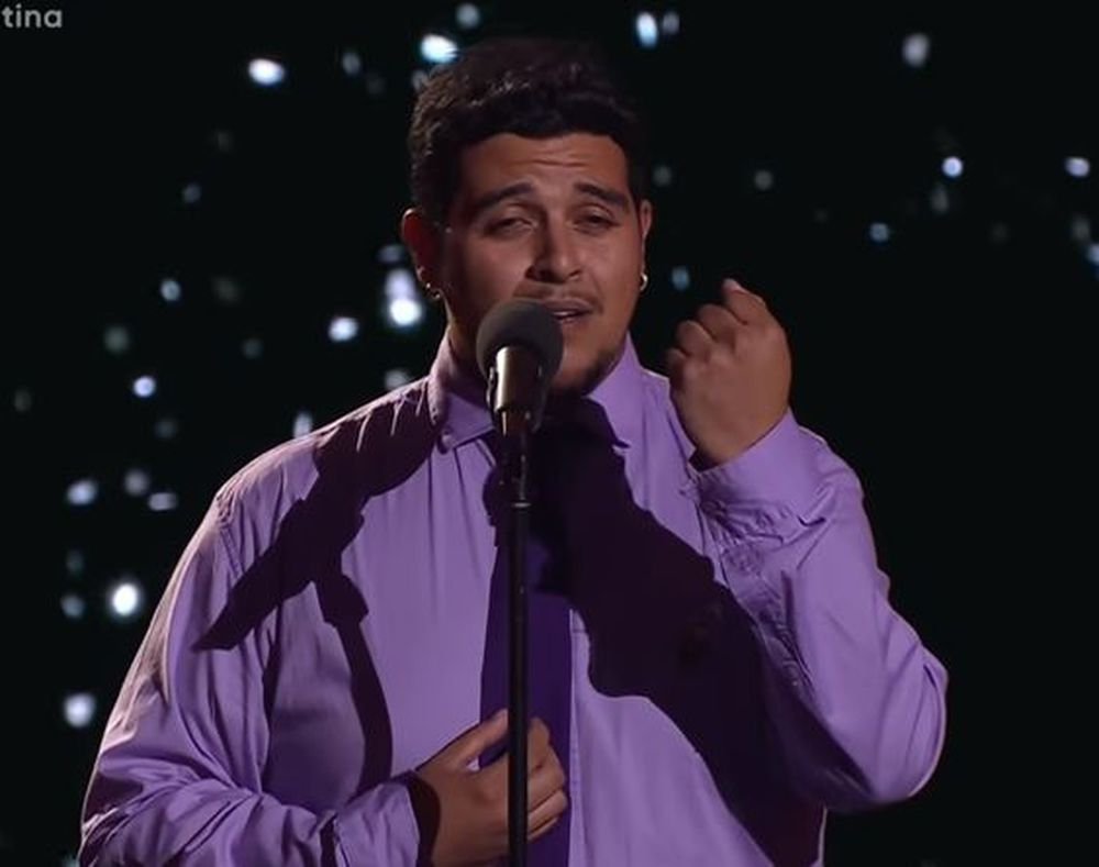 El sanjuanino sorprendió en las Audiciones a ciegas con un título lírico