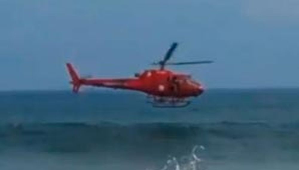 ¡Cayó al mar!